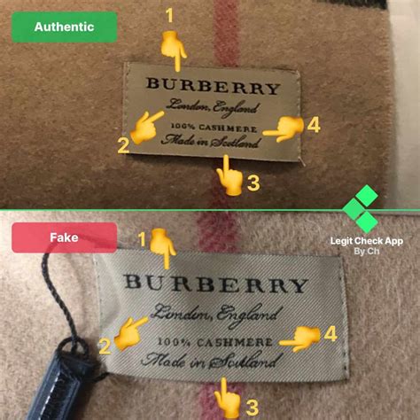 how to tell if burberry scarf is real or fake|how to authenticate burberry.